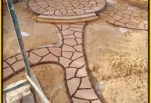 تركيب ارضيات زلط مع رخام عشوائي